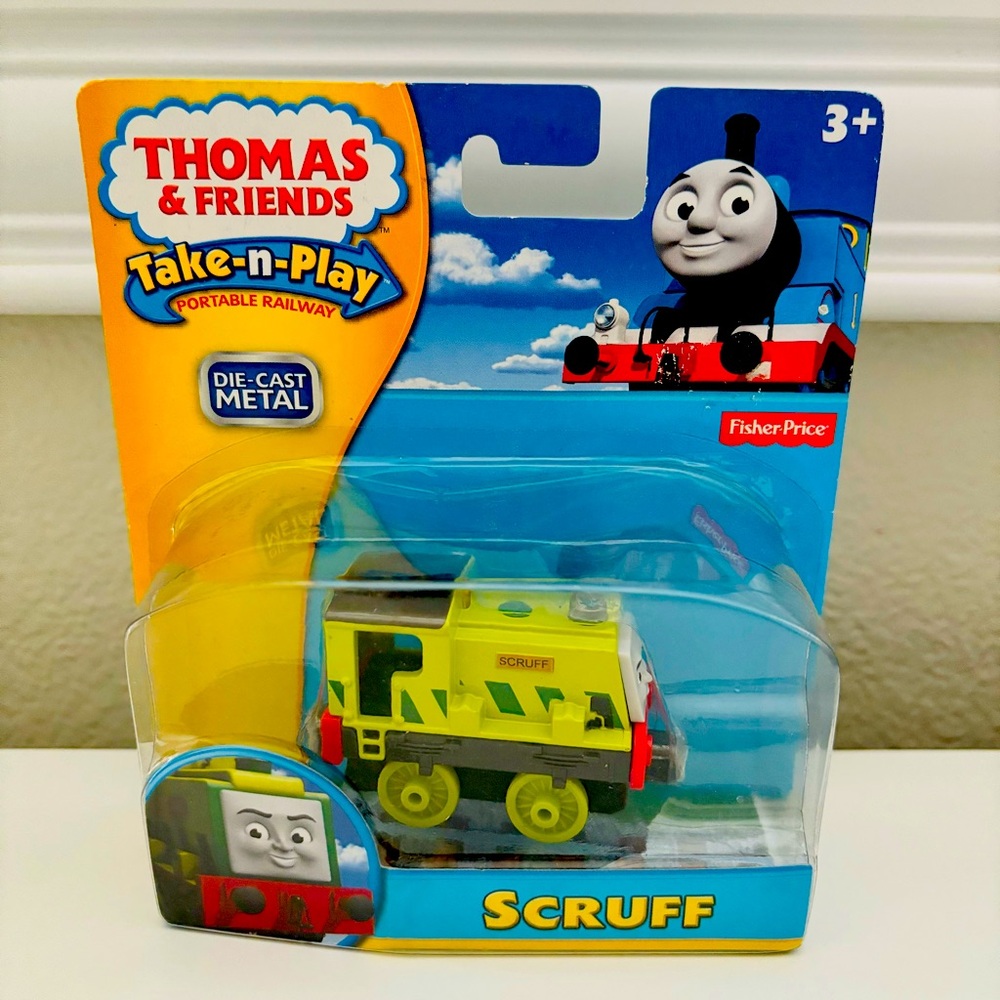 Thomas & Friends Take-n-Play or Take Along Portable Railway SCRUFF  Train Model
